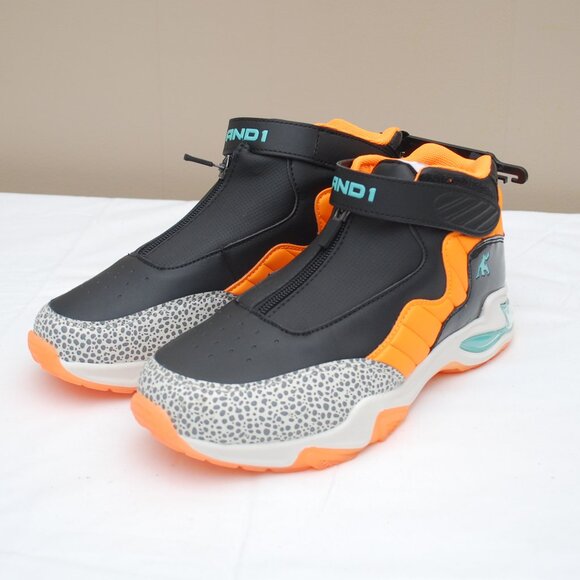 And1 Other - And1 Kid's Beast Mode Rubber Shoes - Black Orange